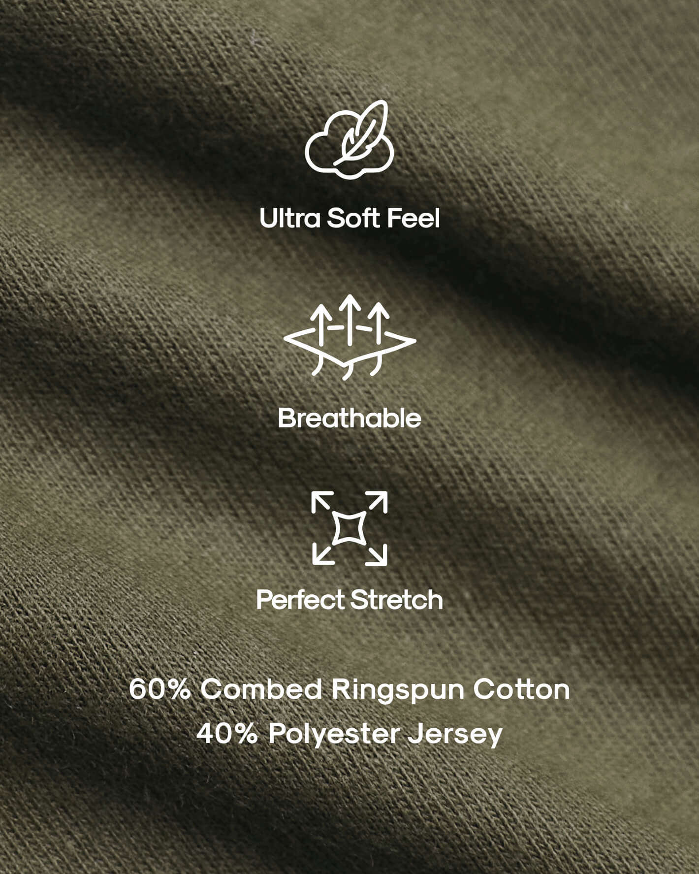 Military Green Classic Crew Neck