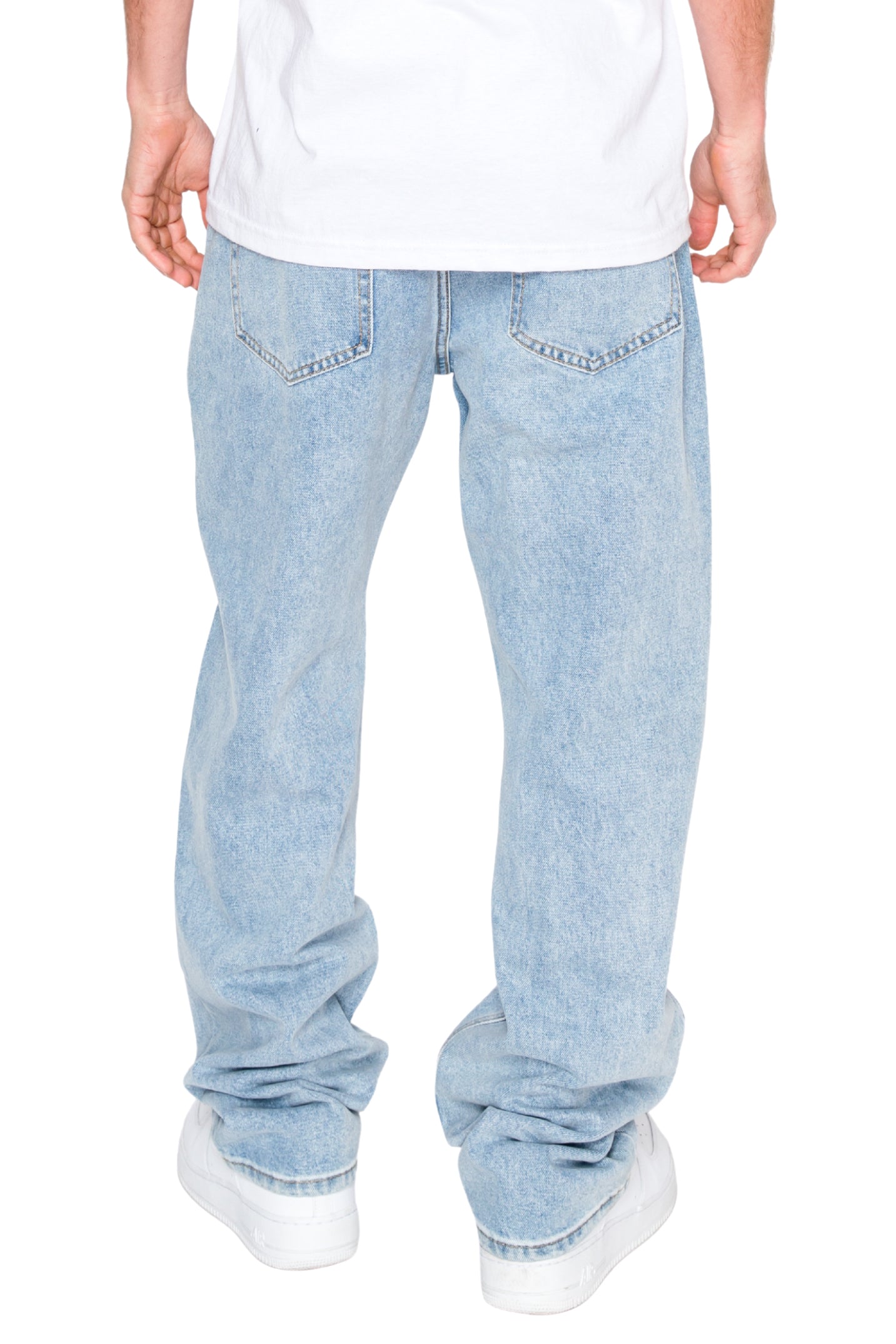 ATLAS Essential Baggy Denim Jeans - Lt.Indigo
