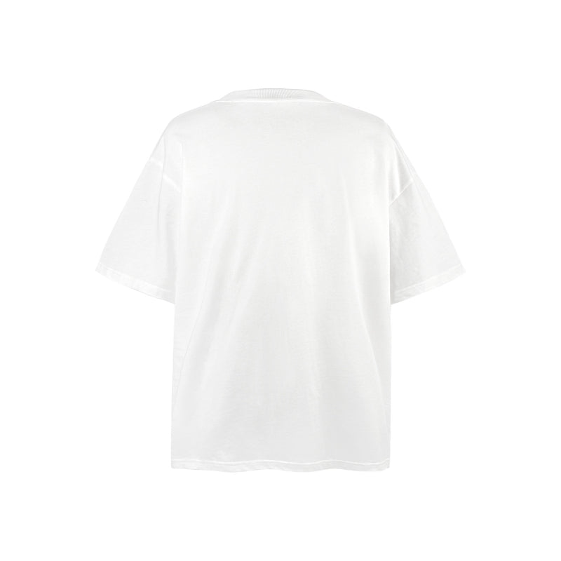 American vintage street T-shirt retro men's loose and old top