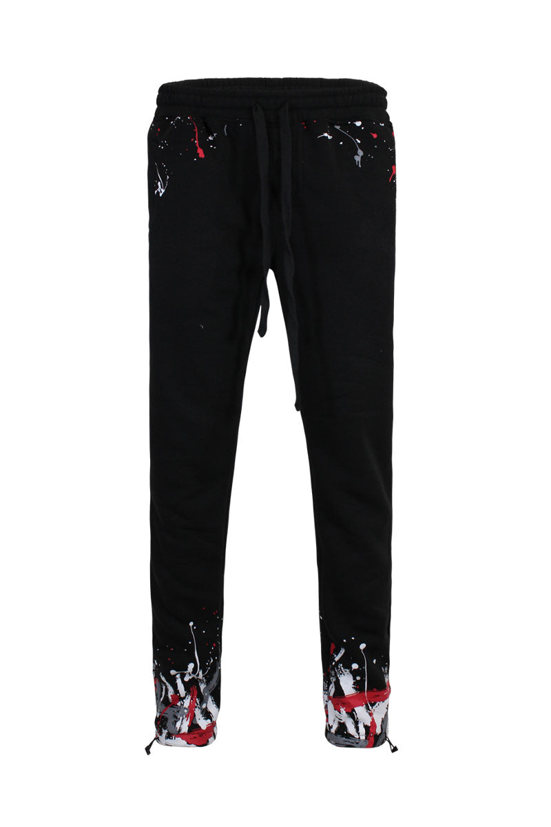 Paint Splatter Fleece Set
