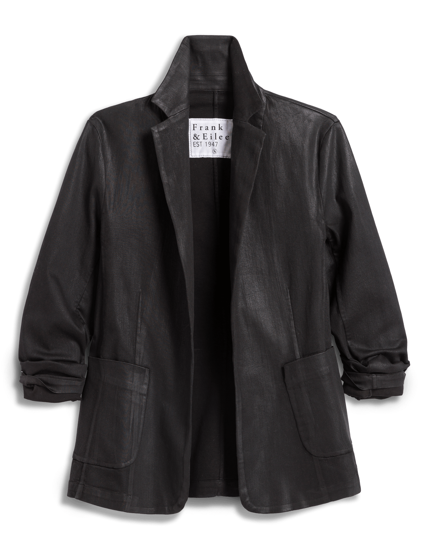 DUBLIN Black Wax, Italian Waxed Denim