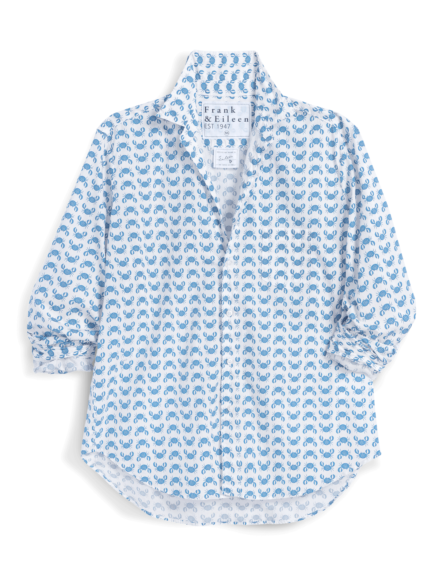 EILEEN Blue Crab, Italian Cotton
