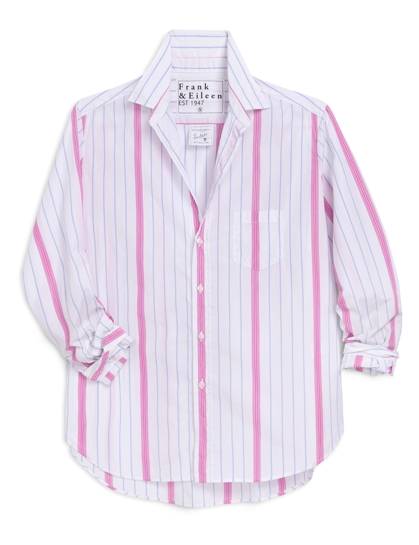 EILEEN Multi Stripe Pink and Blue, Italian Superluxe