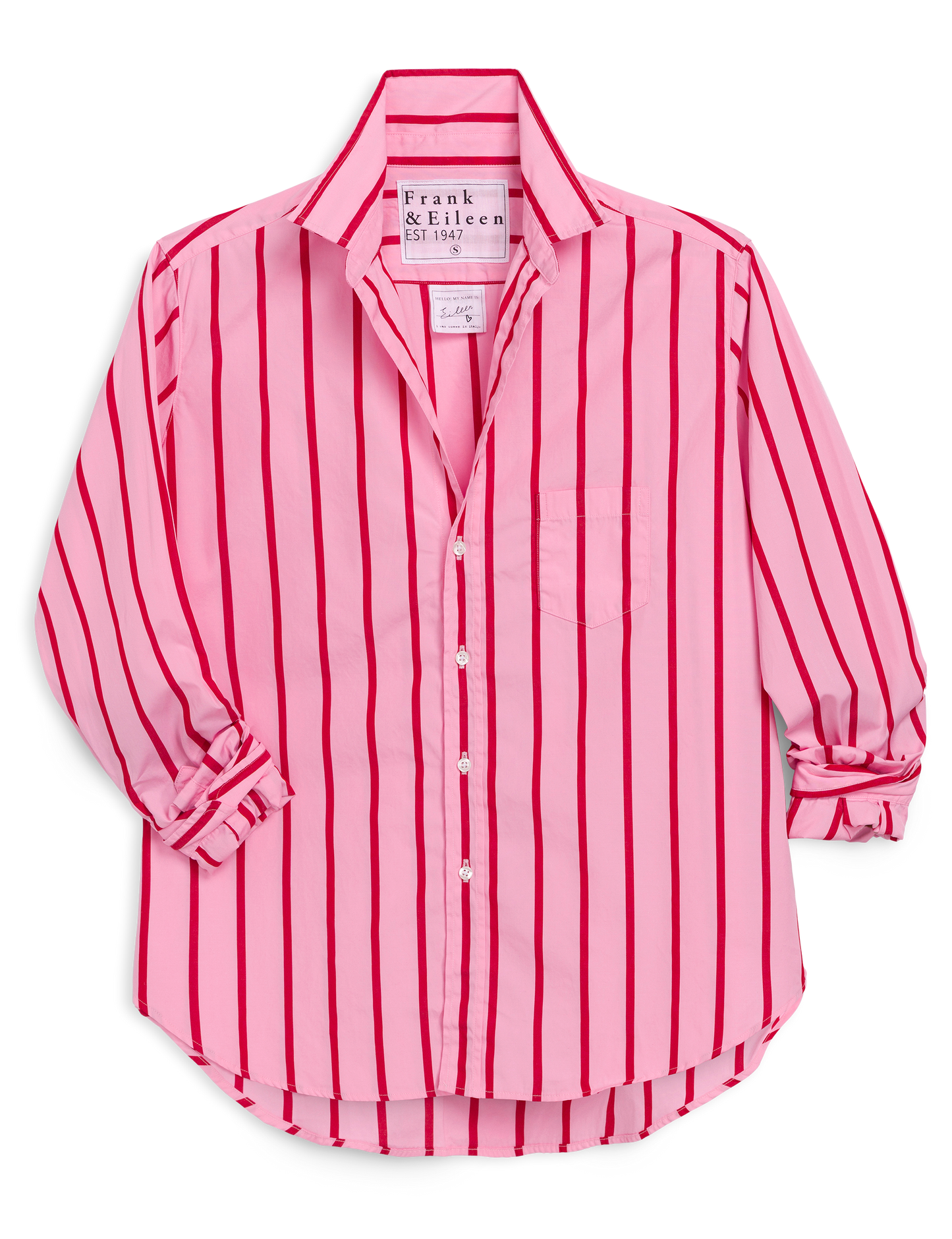EILEEN Pink and Red Stripe, Italian Superluxe