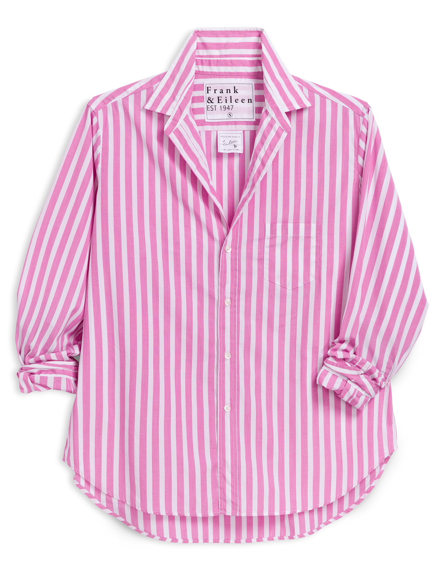 EILEEN Wide Pink Stripe, Italian Superluxe