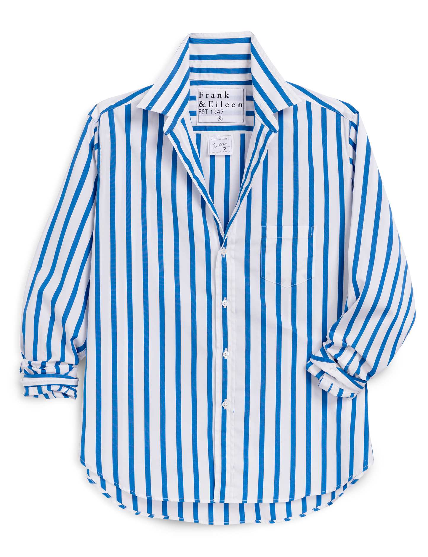 EILEEN Blue and White Stripe, Italian Superluxe