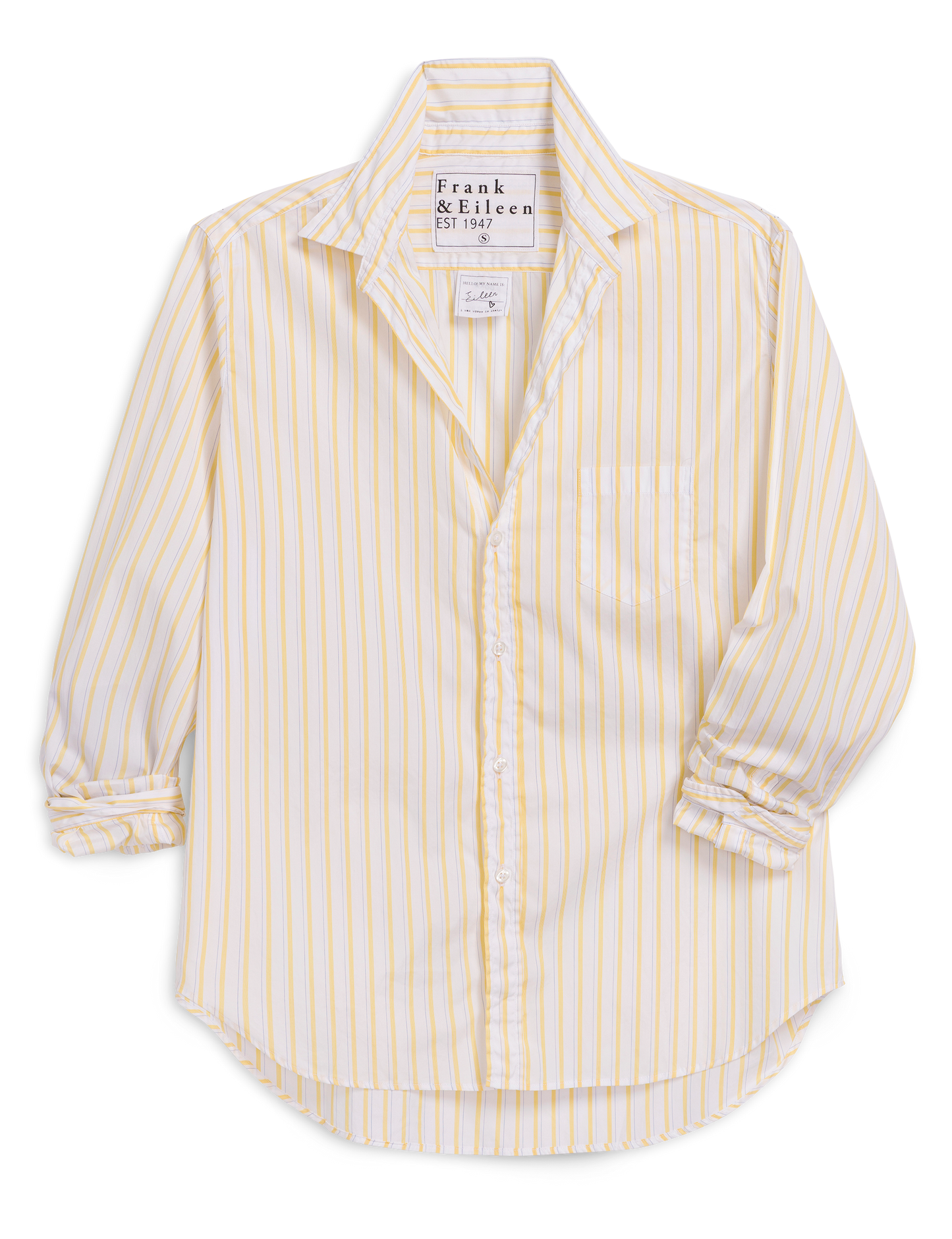 EILEEN Yellow and Navy Stripe, Italian Superluxe