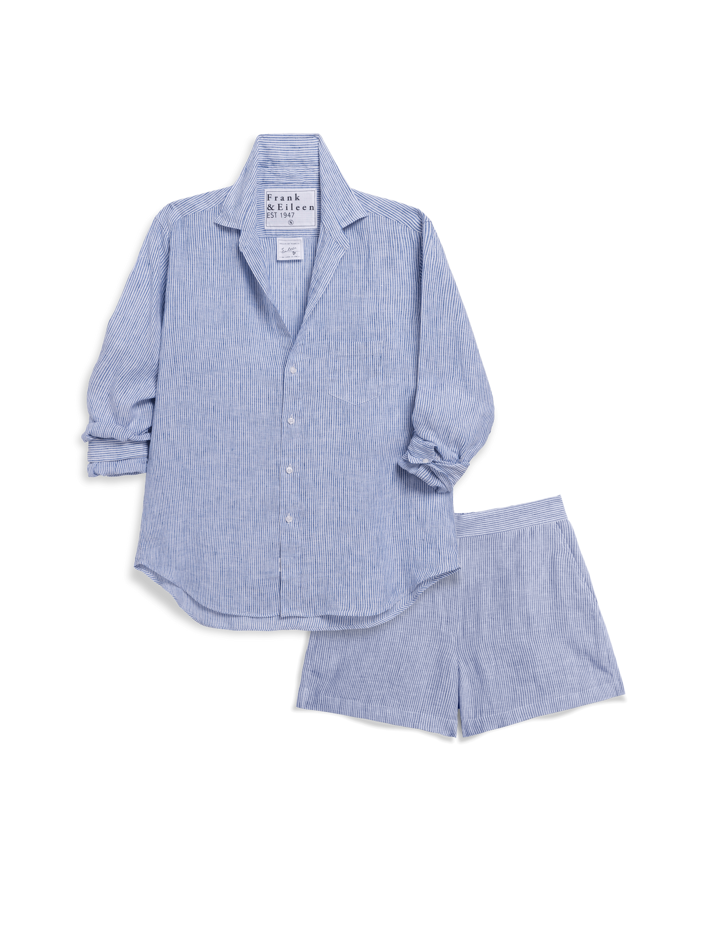 AMALFI GETAWAY SET Thin Blue Stripe