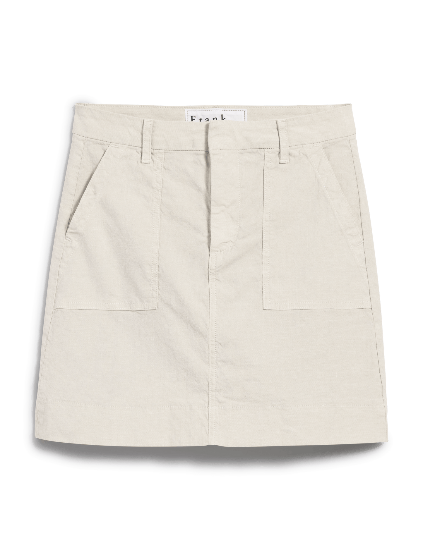 JAMESON SKIRT Cement, Italian Performance Linen