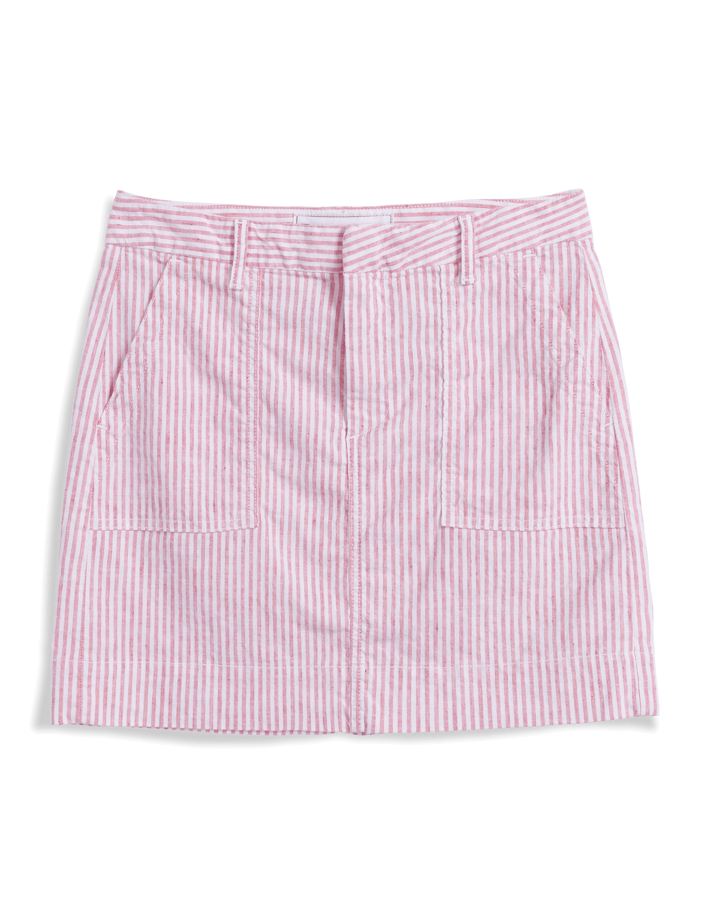 JAMESON SKIRT Red Stripe, Italian Performance Linen