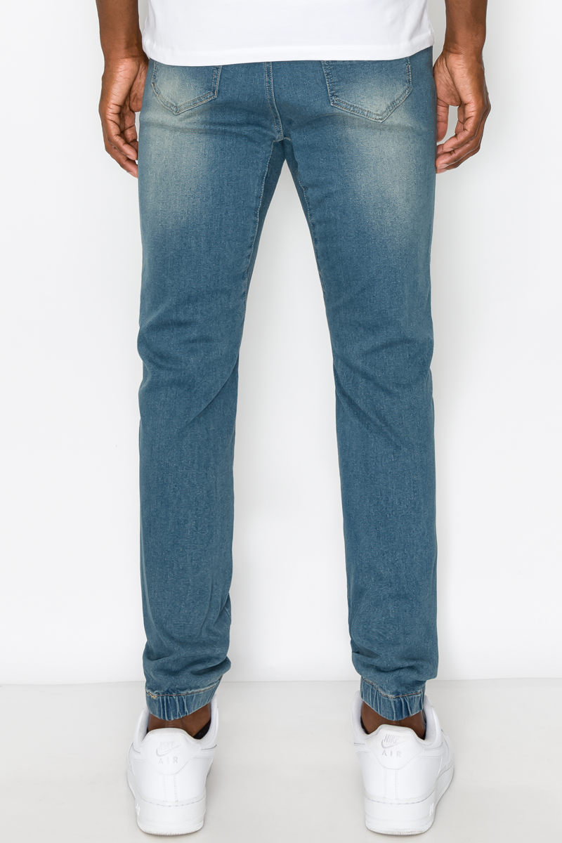 Essential Denim Jogger Pants