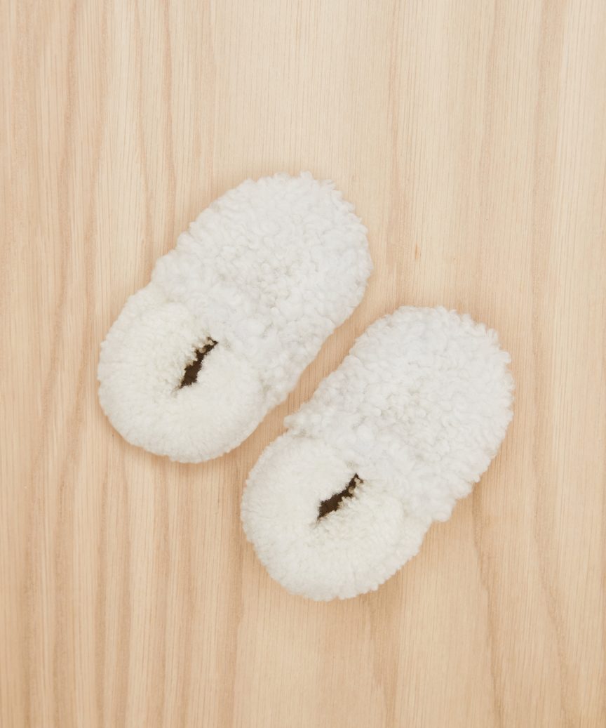 Shearling Baby Booties