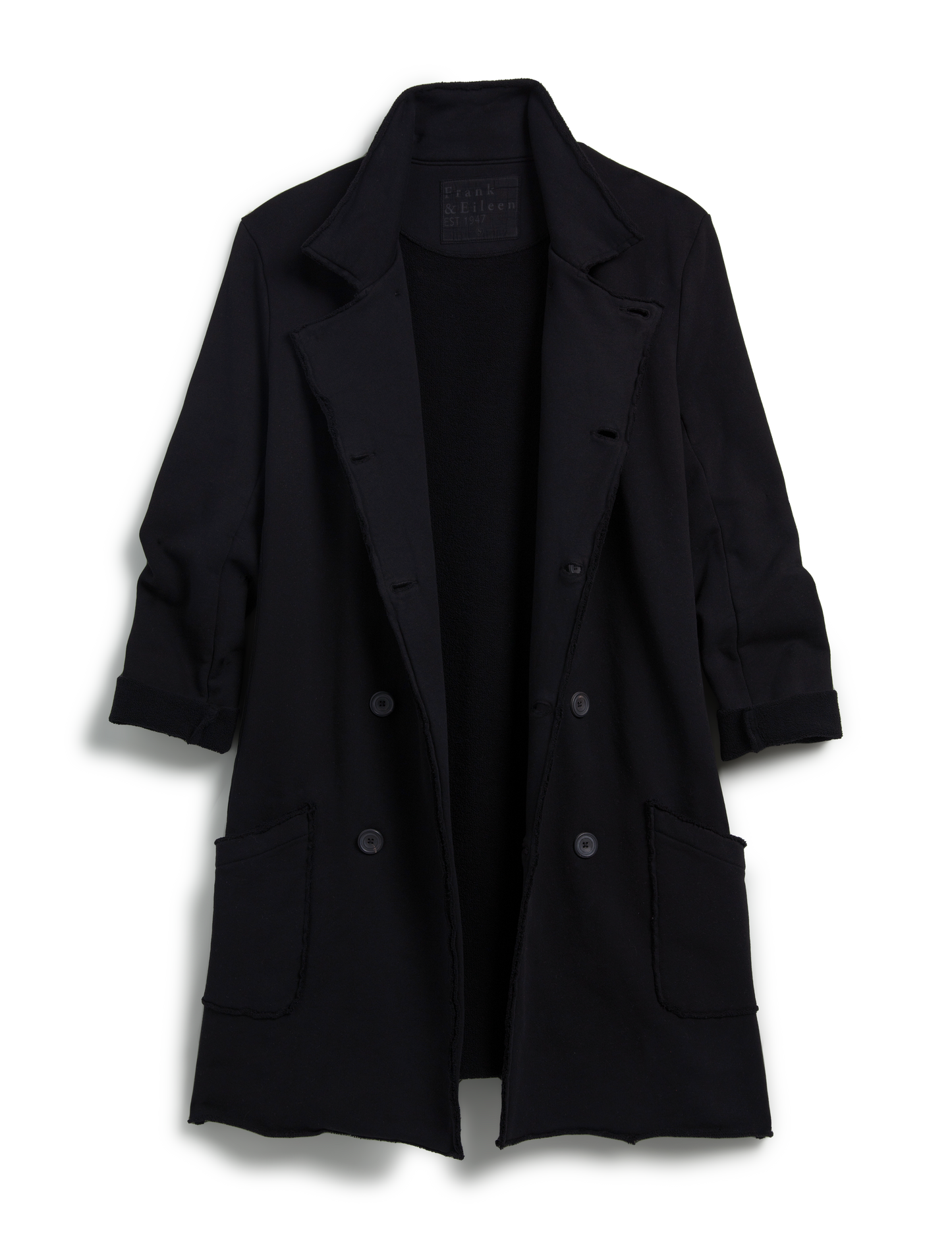 BELFAST TRENCH Black, Triple Terry