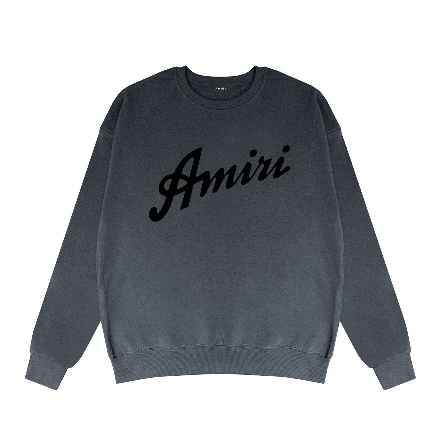 Amiri Long Sleeved Shirt Fashion Brand Crew Sweatshirts round Neck Sweater