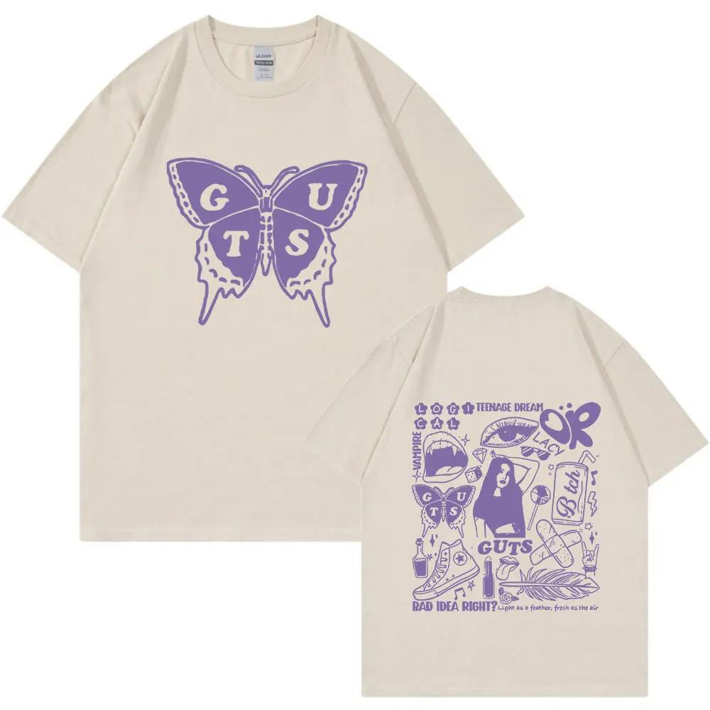 2024 New Sour Guts Vampire Print T-Shirt Men Women Hip Hop