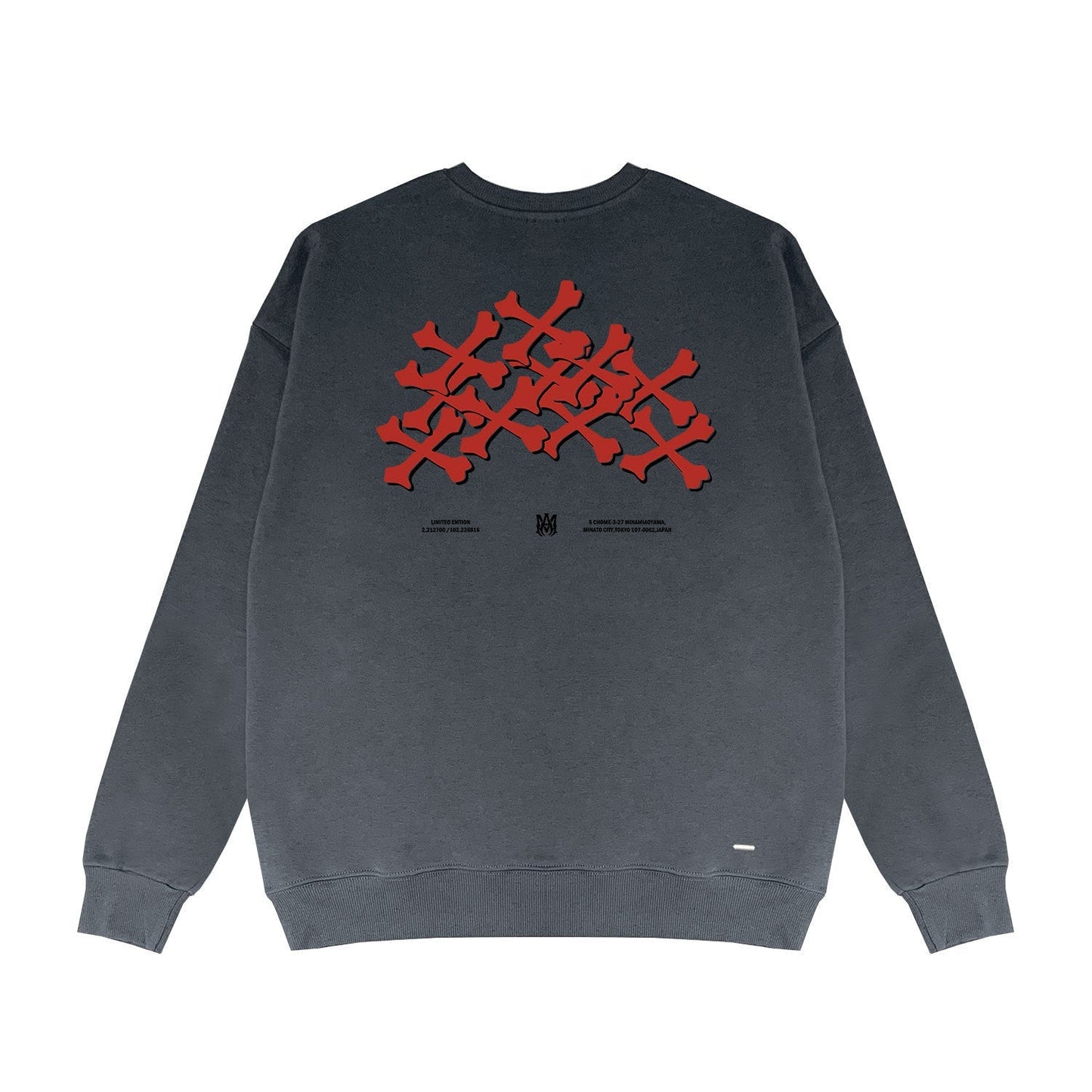 Amiri Long Sleeved Shirt Fashion Brand Crew Sweatshirts round Neck Sweater