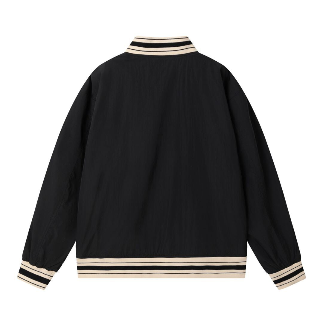 Amiri Jacket 2024 Spring and Autumn New AMI Embroidered Letter Pattern Baseball Jacket Jacket Men's and Women's Same Piece Wholesale
