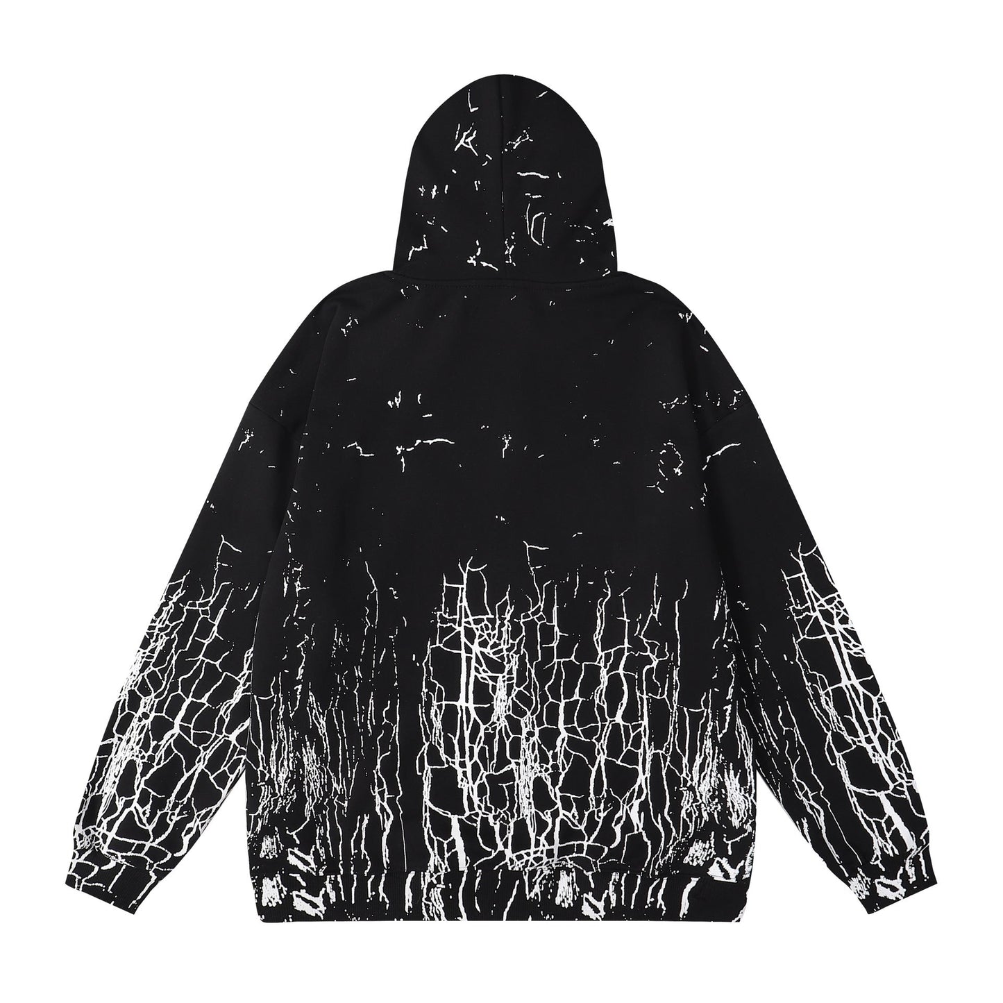 Amiri Hoodie AMI Ripped logo print hooded sweater