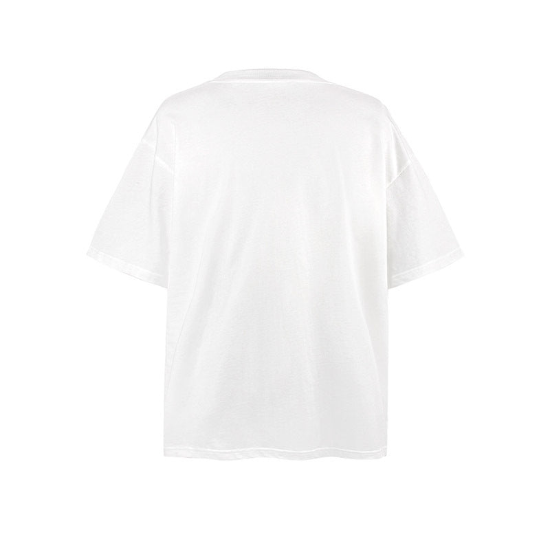 American vintage street T-shirt men's loose top