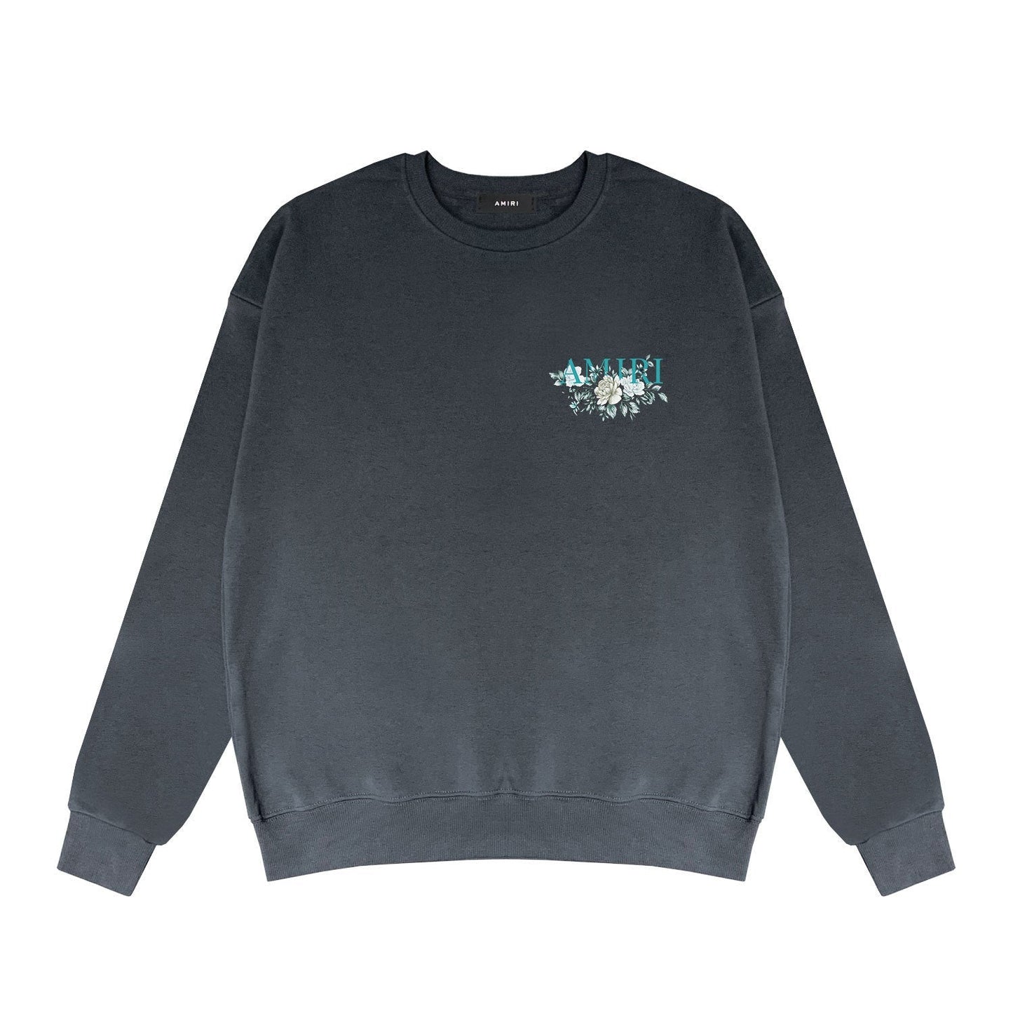 Amiri Long Sleeved Shirt Fashion Brand Crew Sweatshirts round Neck Sweater