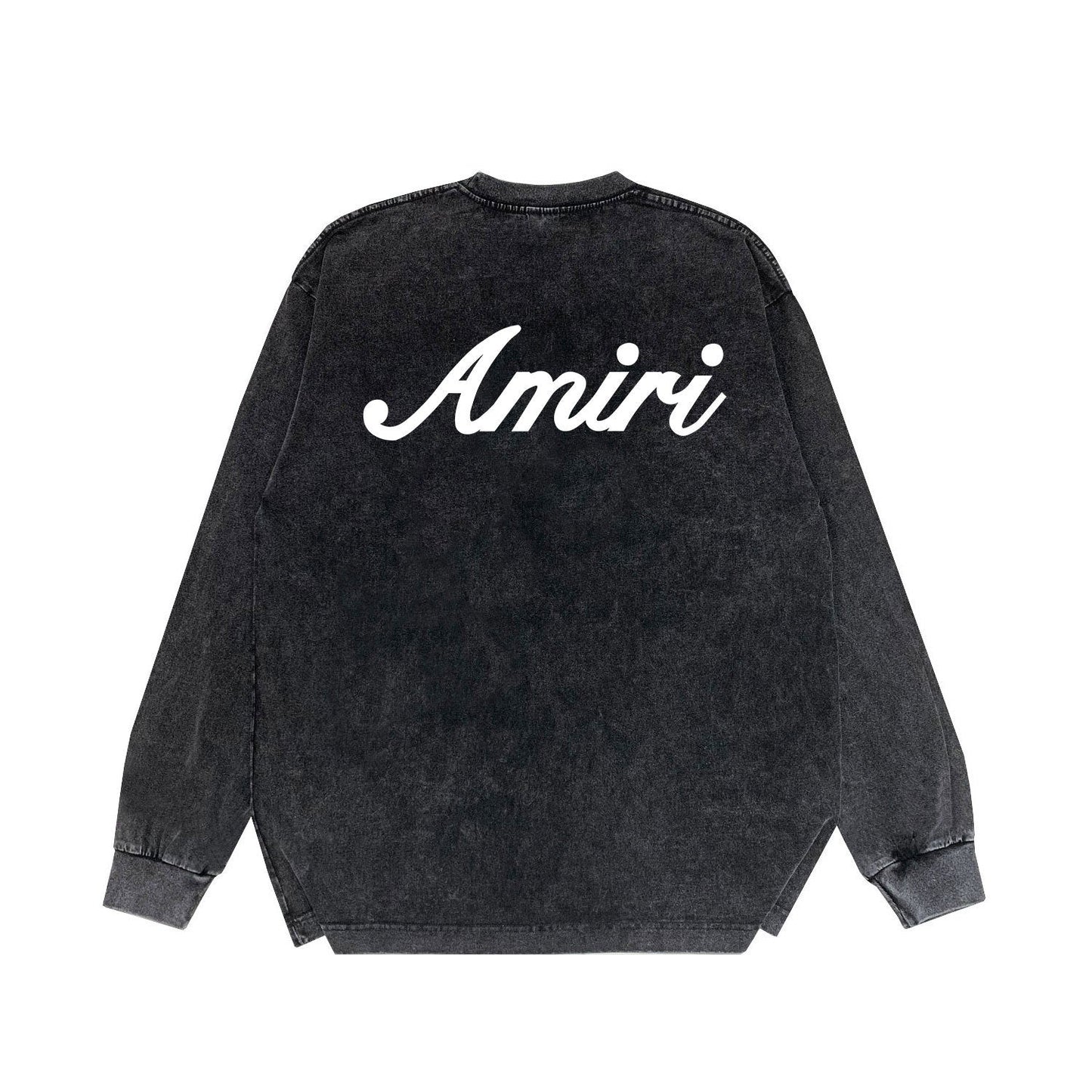 Amiri Long Sleeve Shirt Vintage T Shirt Washed and Worn Vintage Long Sleeve T-shirt