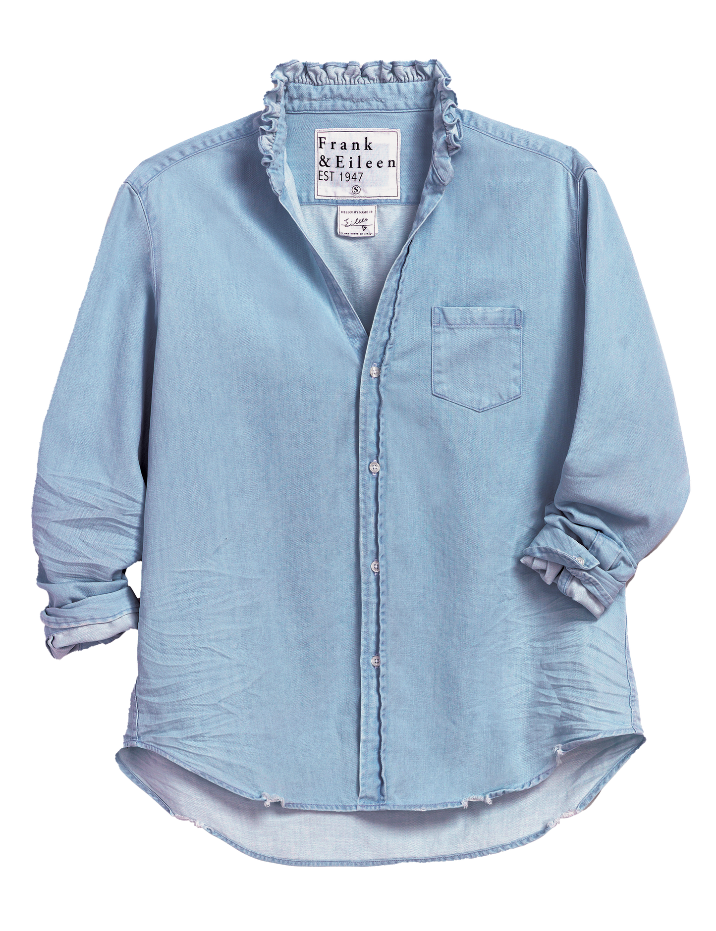 EILEEN RUFFLE Classic Blue Wash, Famous Denim