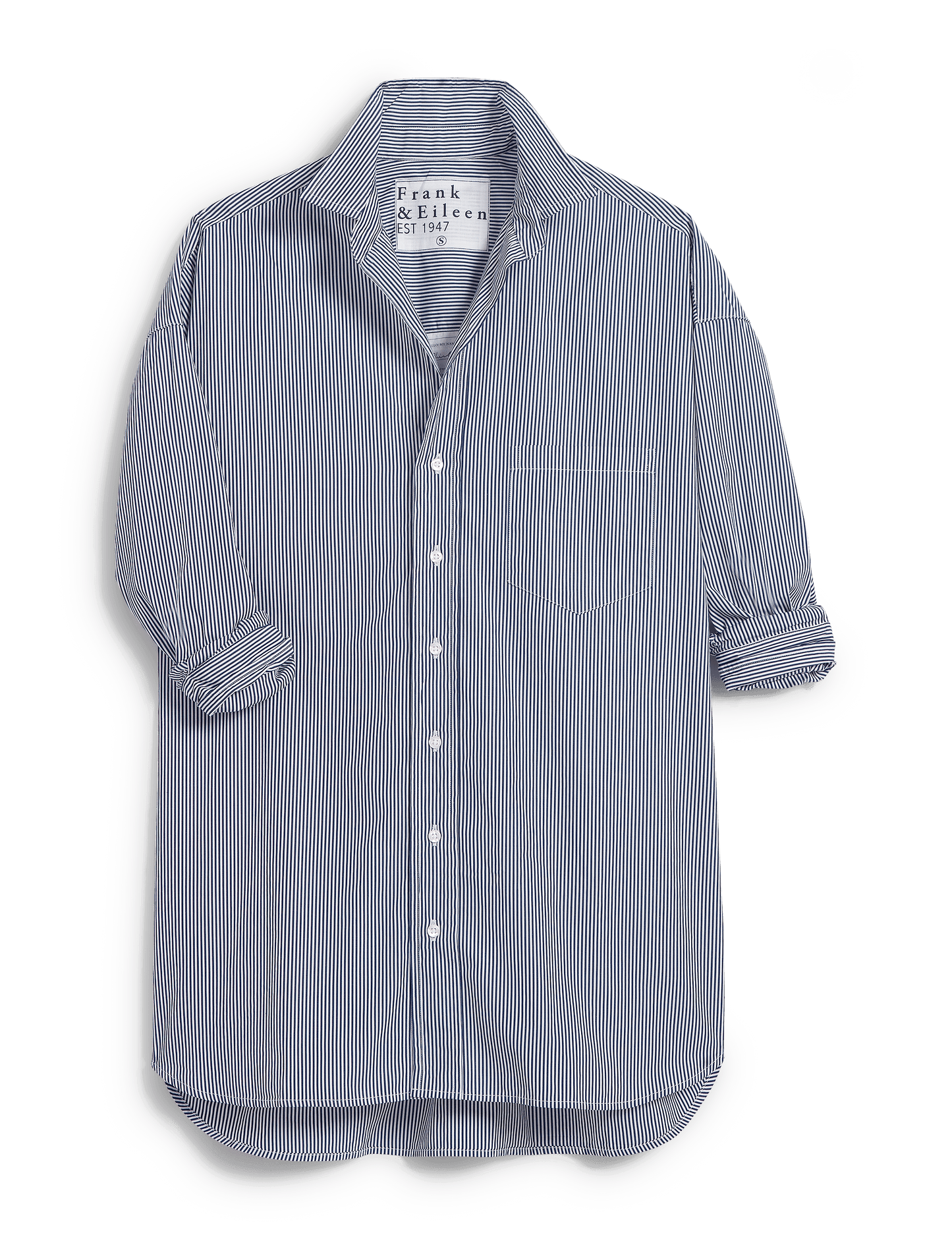SHIRLEY Navy Stripe, Italian Superluxe