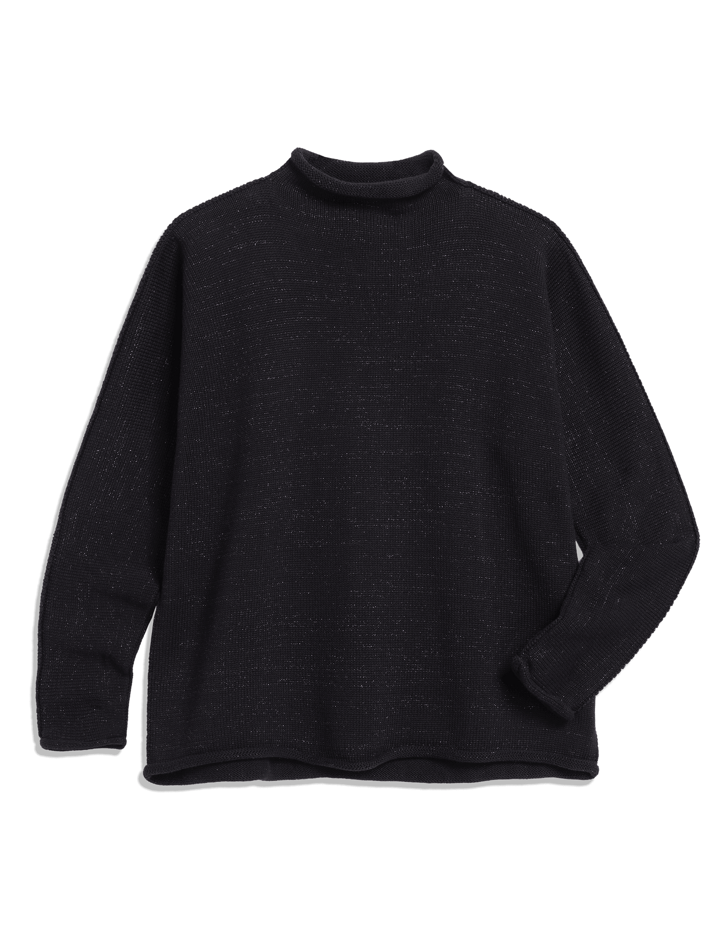 MONTEREY Black with Black Glitter, Pure Italian Cotton