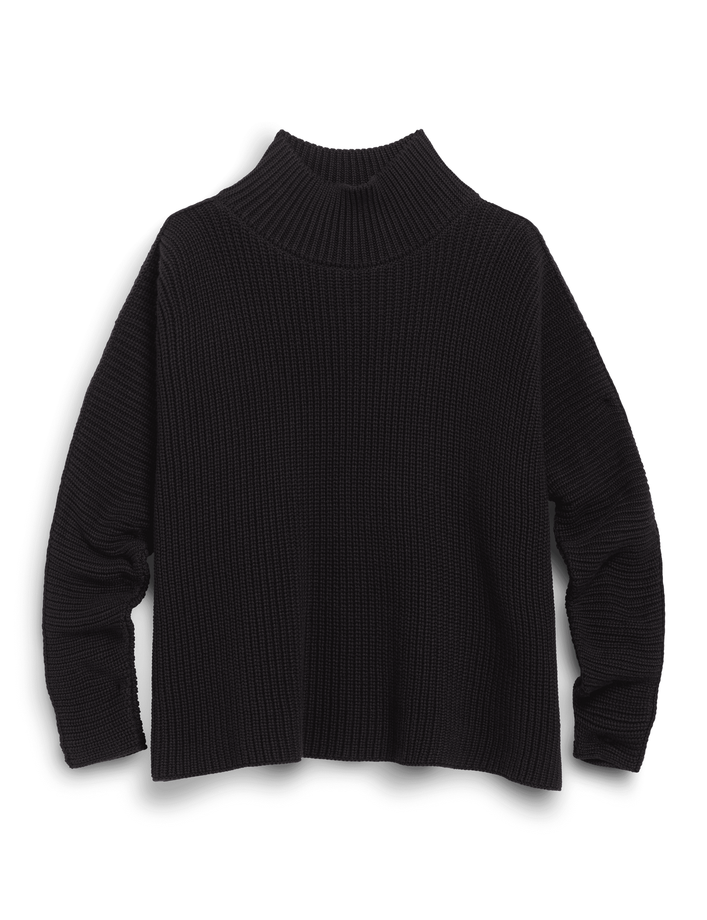 MONTECITO TURTLENECK Black, Pure Italian Cotton