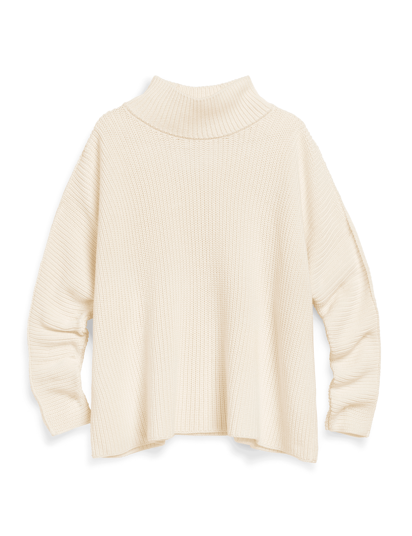 MONTECITO TURTLENECK Ivory, Pure Italian Cotton