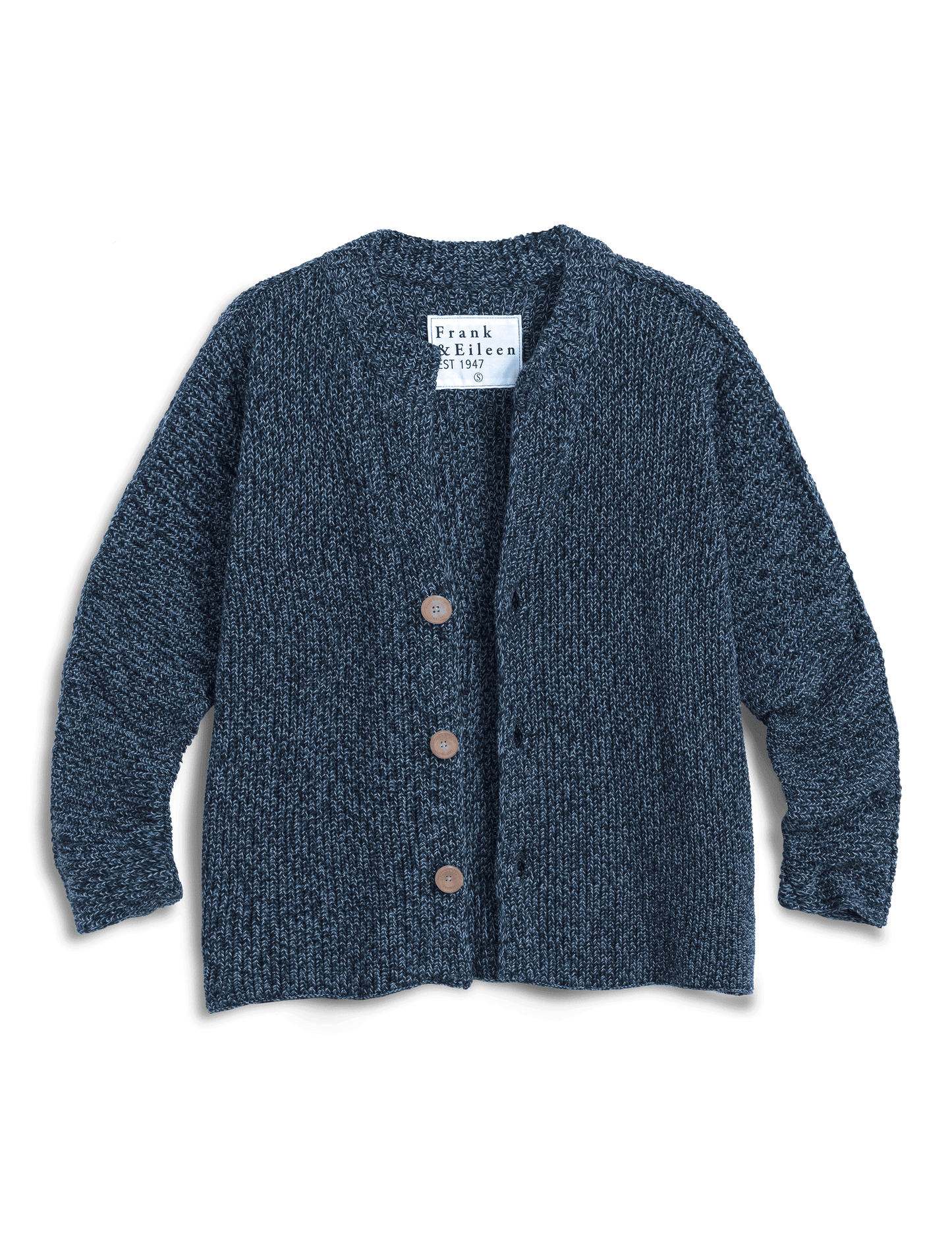 MONTECITO CARDIGAN Blueberry, Pure Italian Cotton