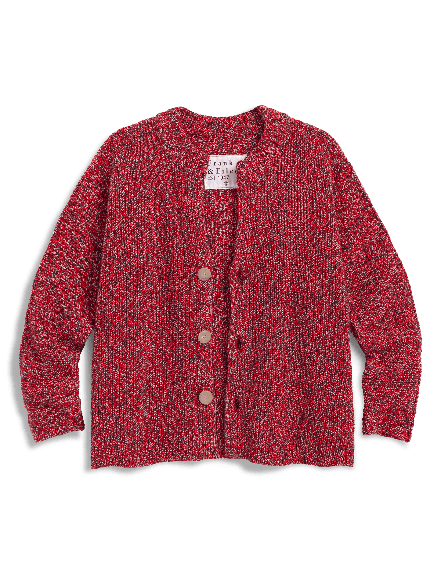 MONTECITO CARDIGAN Firecracker, Pure Italian Cotton