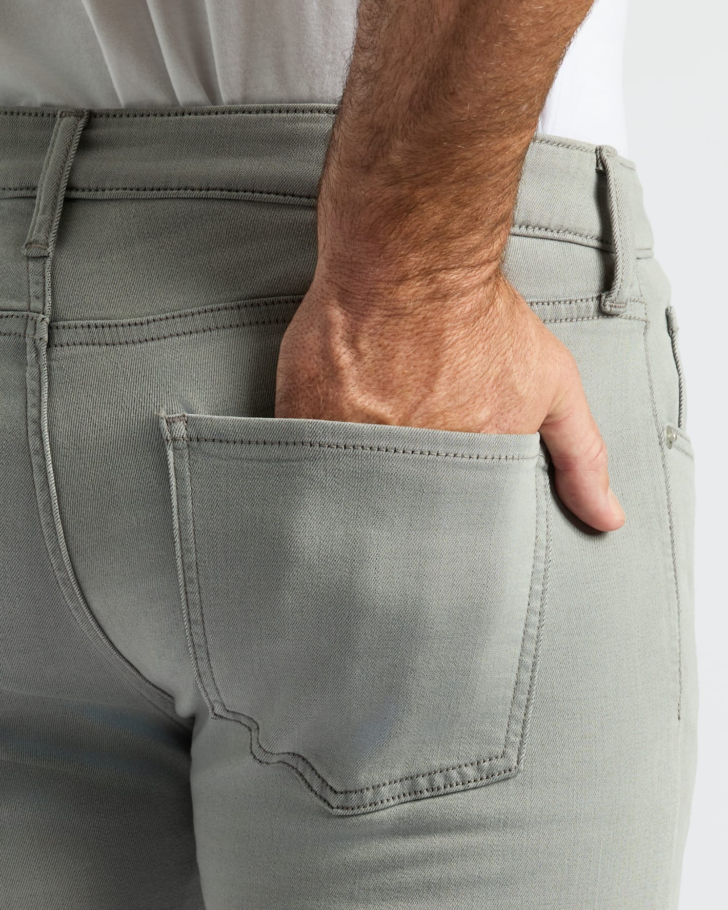 Medium Gray Wash Slim Comfort Stretch Jeans
