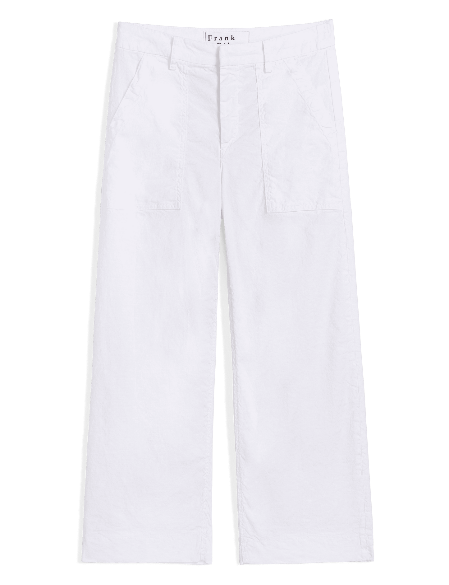 WEXFORD PATCH POCKET White, Italian Performance Linen