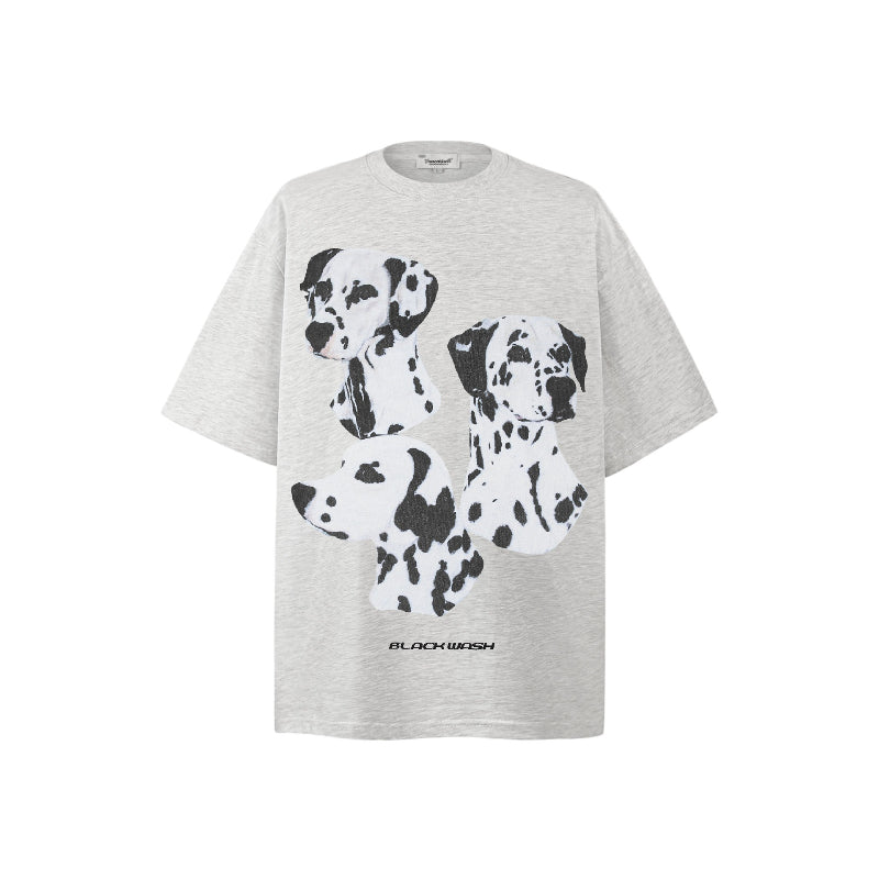 American vintage street T-shirt vintage cotton men and women summer