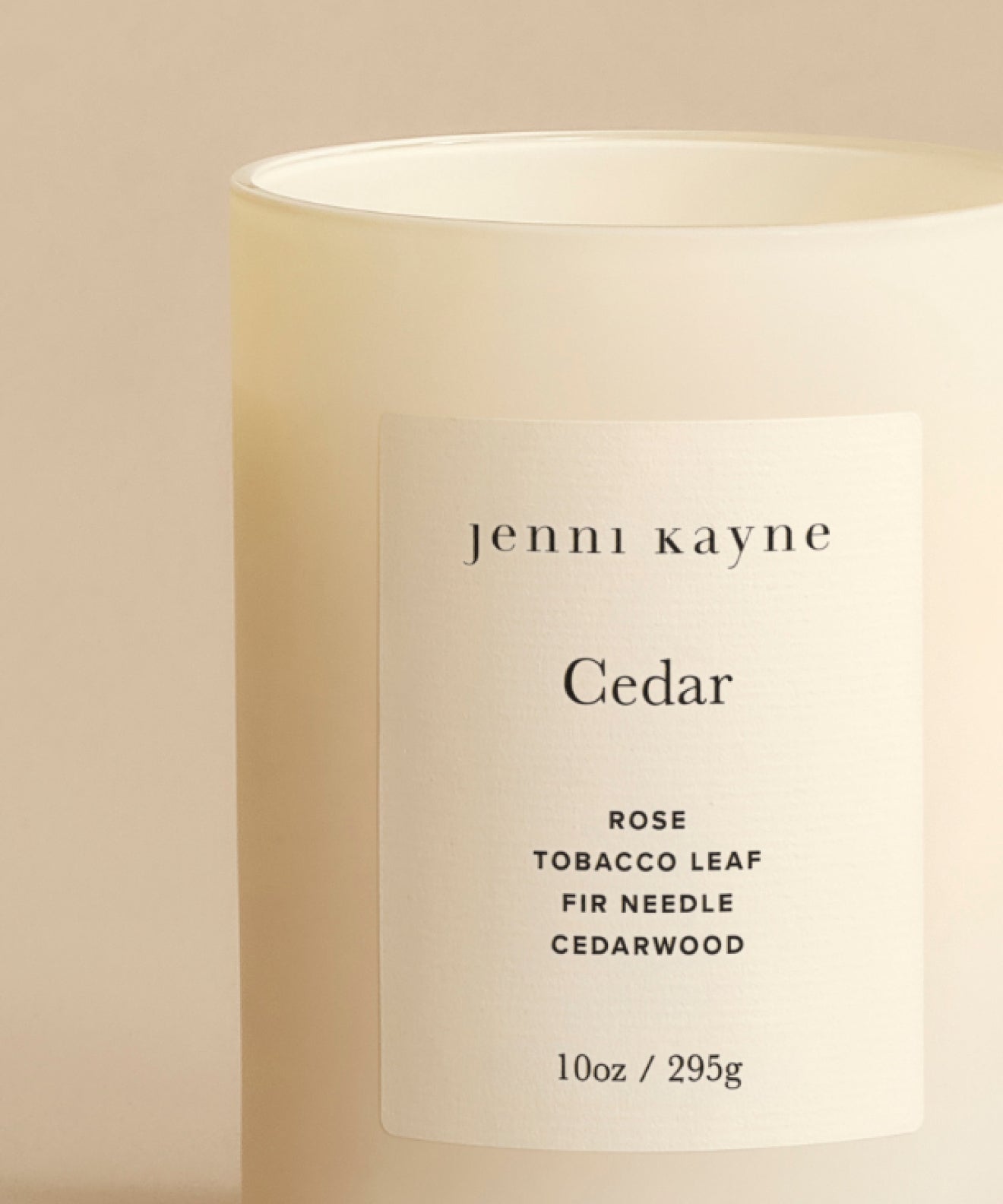 Cedar Glass Candle