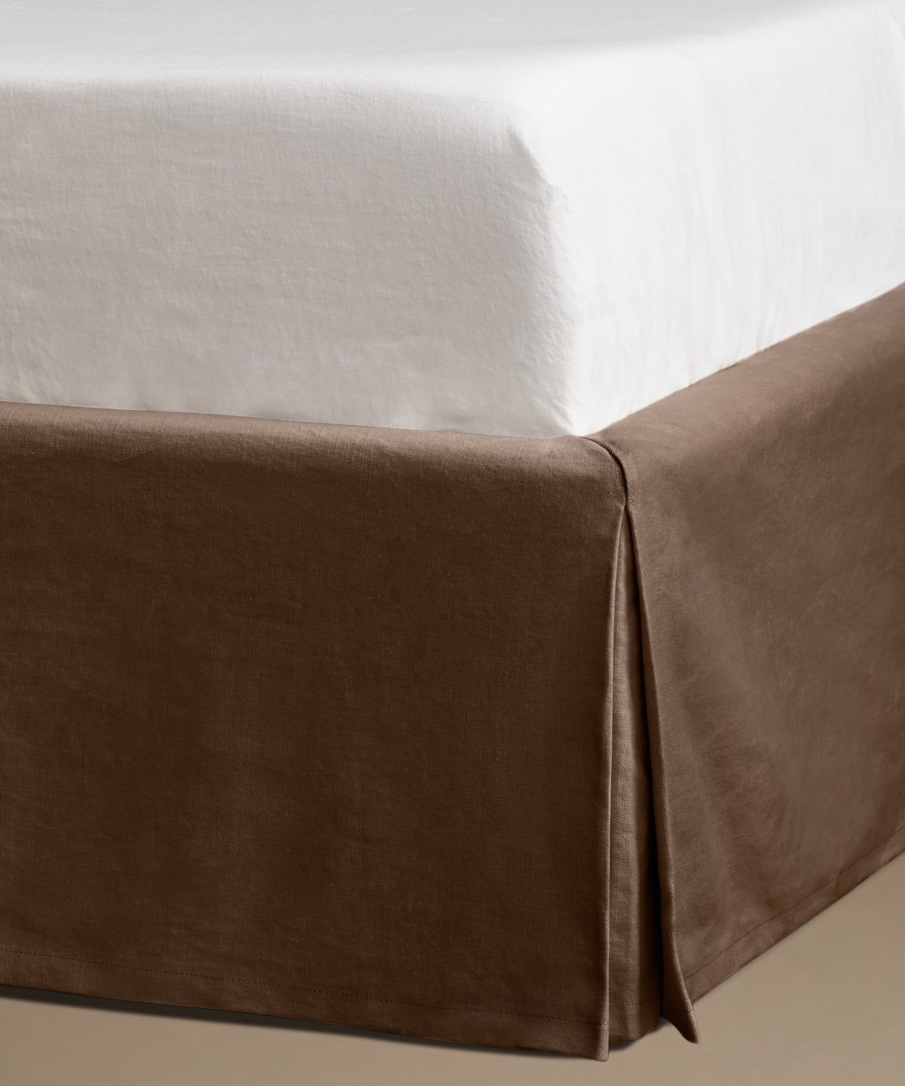 Fabric Swatch Chocolate Linen