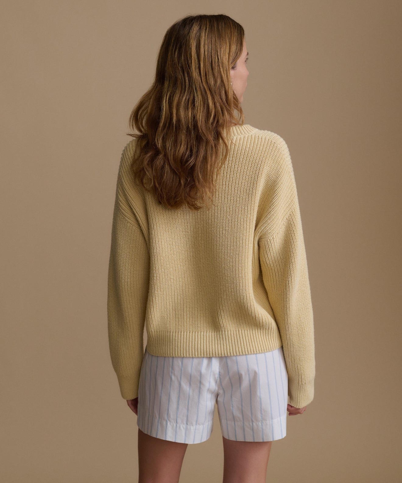 Cotton Hayes Crewneck Cardigan