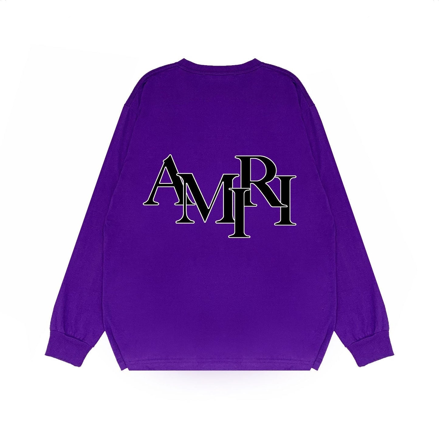 Amiri Long Sleeved Shirt Printed Trendy Pure Cotton