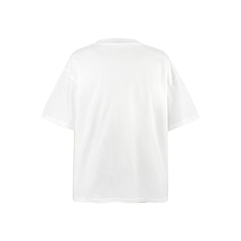 American vintage street T-shirt loose cotton summer retro men's wear
