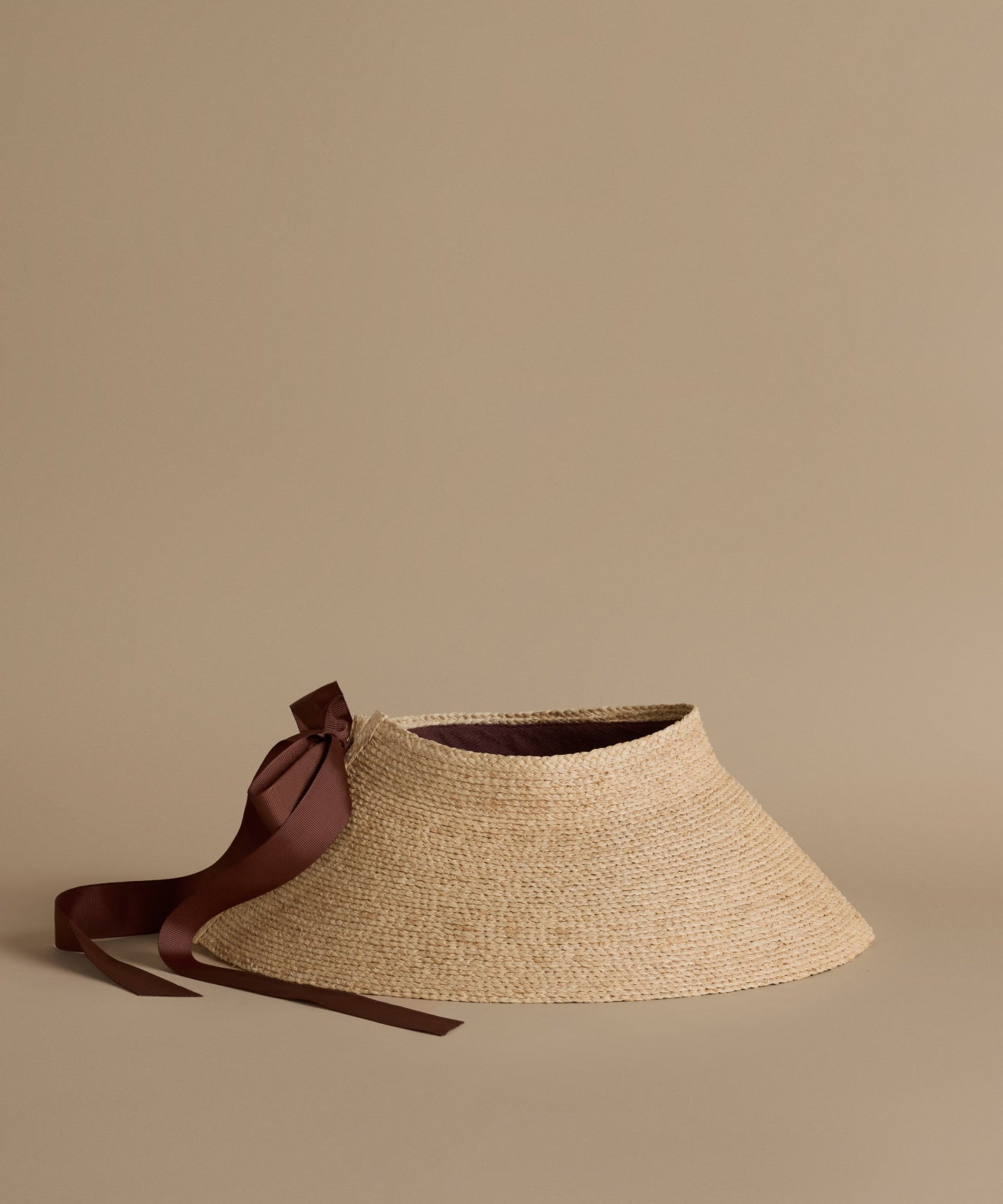 Shore Raffia Visor