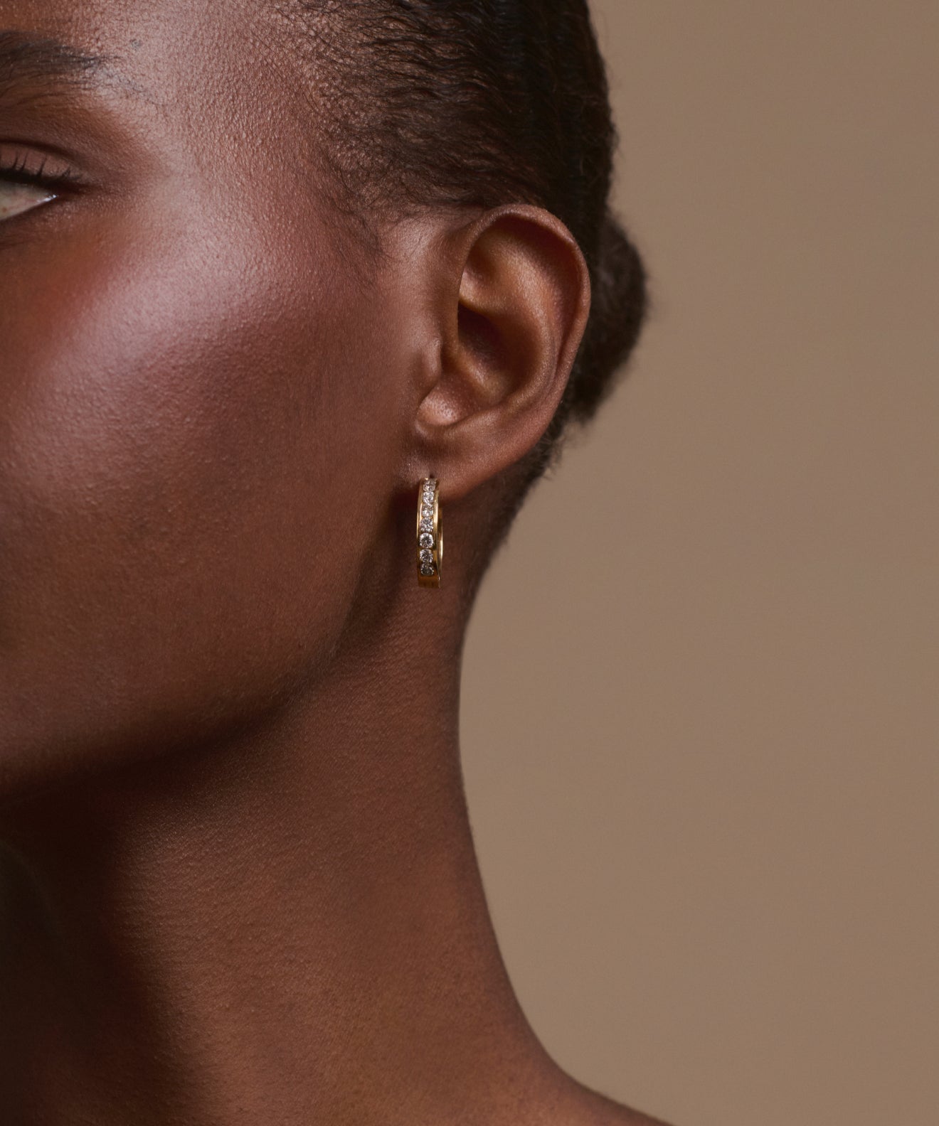 Stevie Grey Diamond Hoops