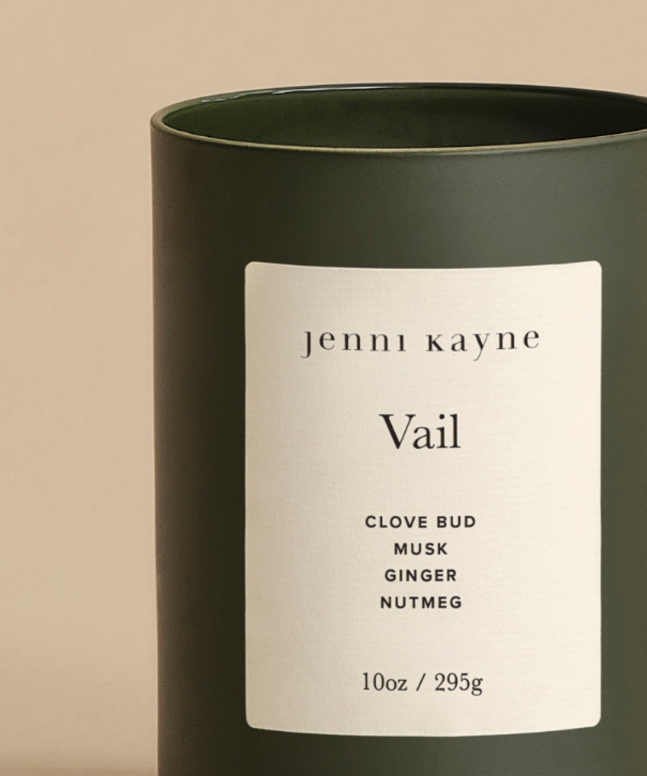 Vail Glass Candle