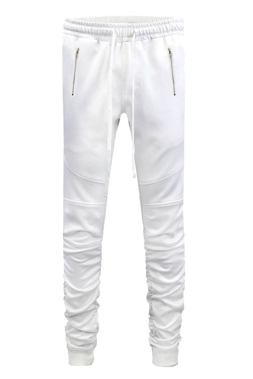 Bungee Track Pants - White