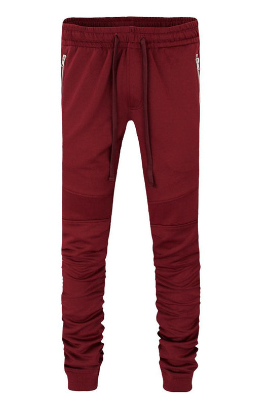 Bungee Track Pants - Burgundy