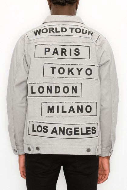 World Tour Colored Denim Jacket