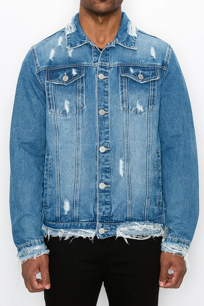 Just Ride Airbrush Denim Jacket