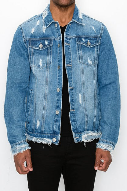 Just Ride Airbrush Denim Jacket