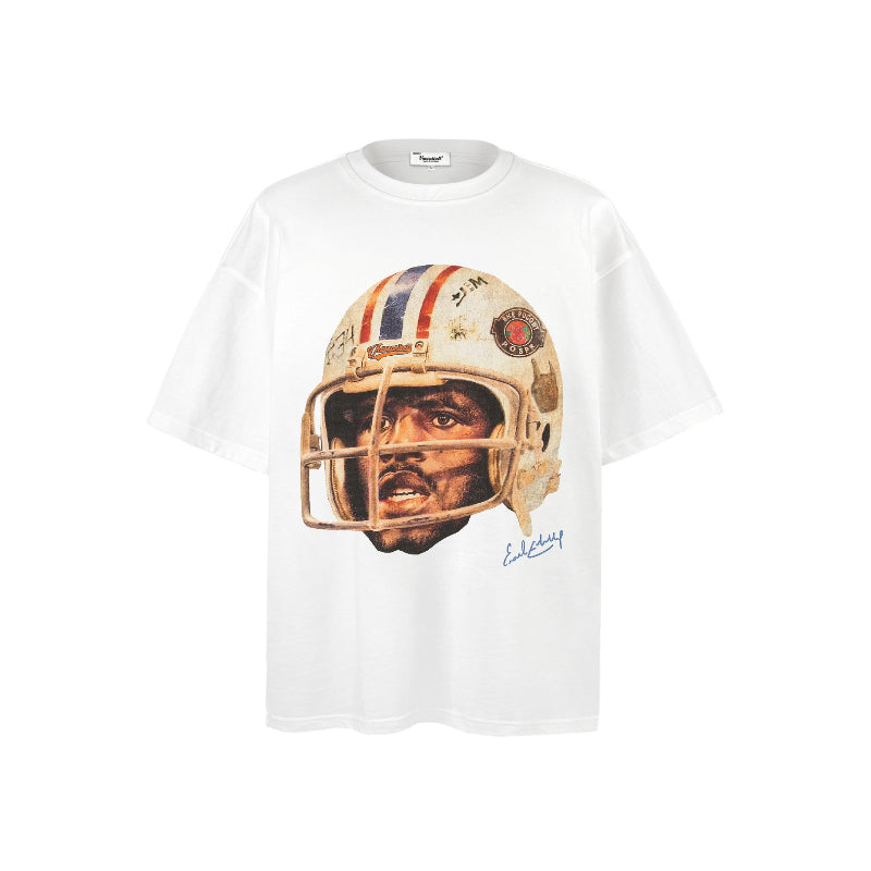 American vintage street T-shirt vintage summer men's loose
