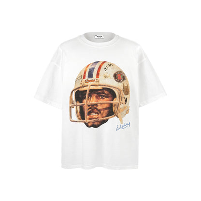 American vintage street T-shirt vintage summer men's loose